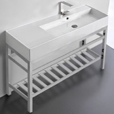 Modern Console Sink Vanity, 48 inch